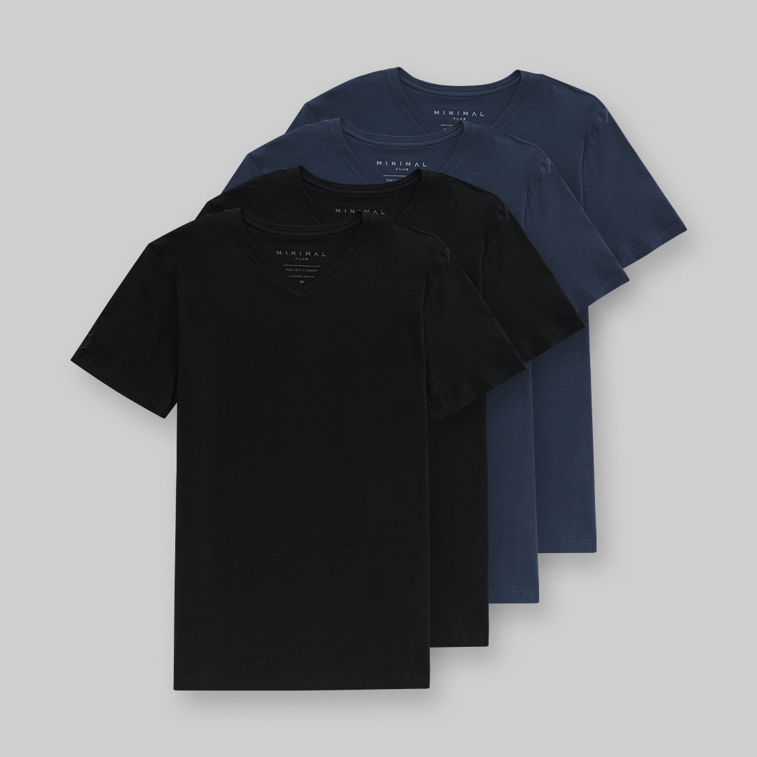 Camiseta Minimal - Compre 3 e leve 4 + Perfume