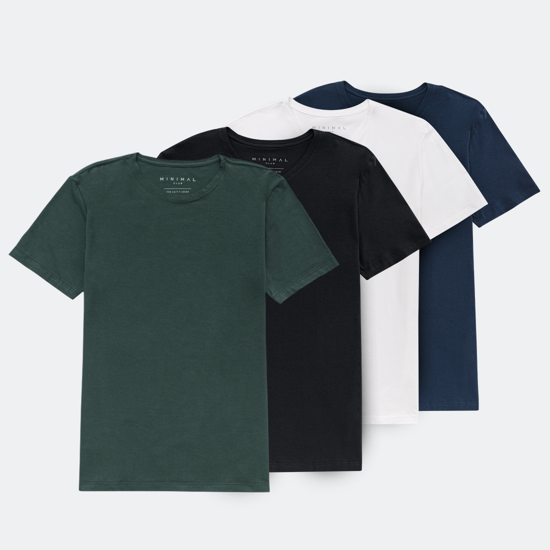 Kit 4x Camisetas Minimal - 34% OFF