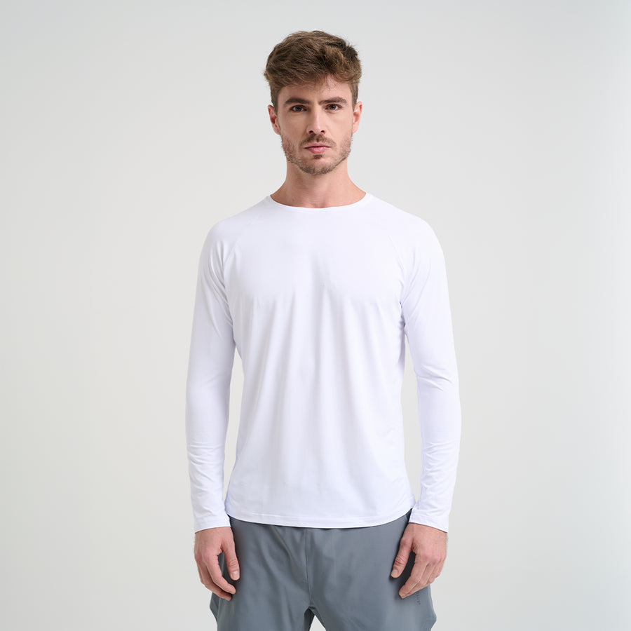 Camiseta Fitness Manga Longa